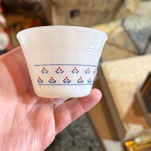 Charming Floral and Blue Accent Bowls